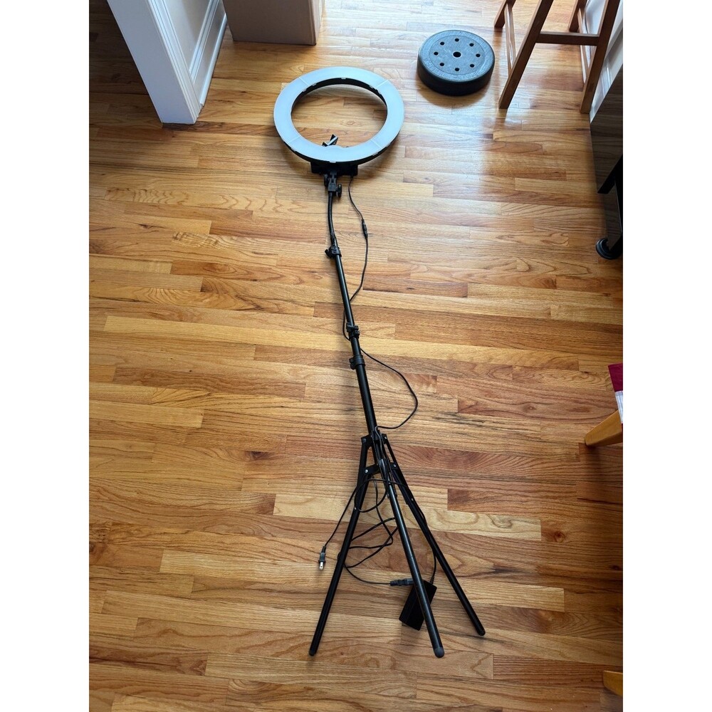 Neewer 18 Inch Ring Light With Tripod Stand And Phone Holder, Ultra Thin Video